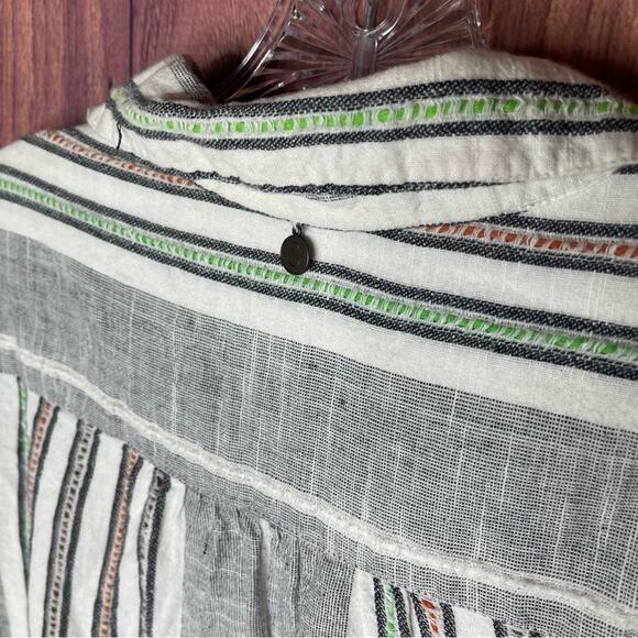 Soft Surroundings 100% Cotton Embroidered Tunic Top - Picture 7 of 8